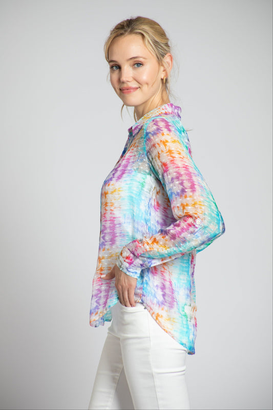 Button-up With Roll-up Sleeve