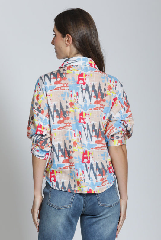 Shirt With Blouson Sleeve