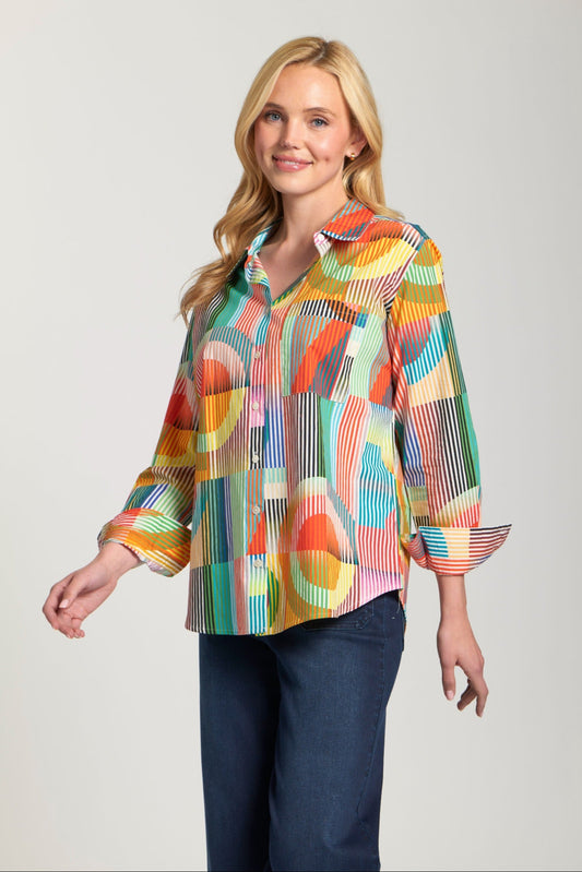 all-groups Boyfriend Button-up Shirt