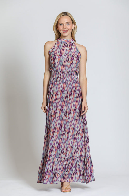 Maxi Dress With Halter Neck