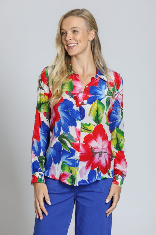 Button-up With Roll-up Sleeve