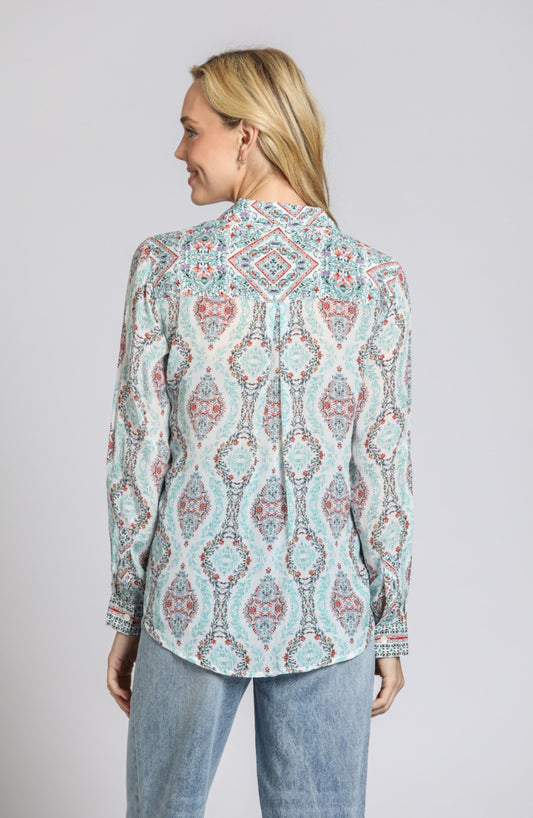 Button-up With Roll-up Sleeve