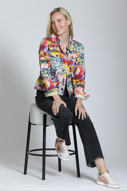 Printed Denim Jacket