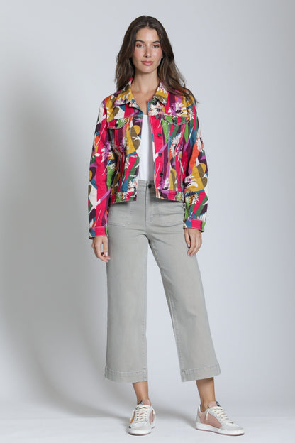 Printed Denim Jacket