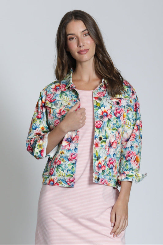 Printed Denim Jacket