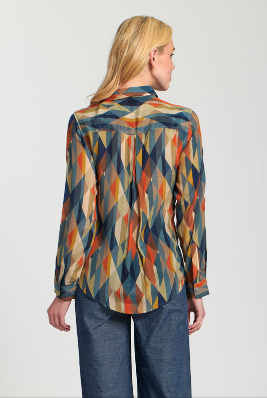 Button-up With Roll-up Sleeve