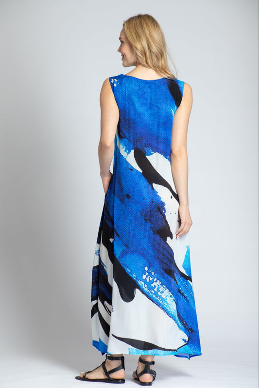 V-neck Tank Long Dress